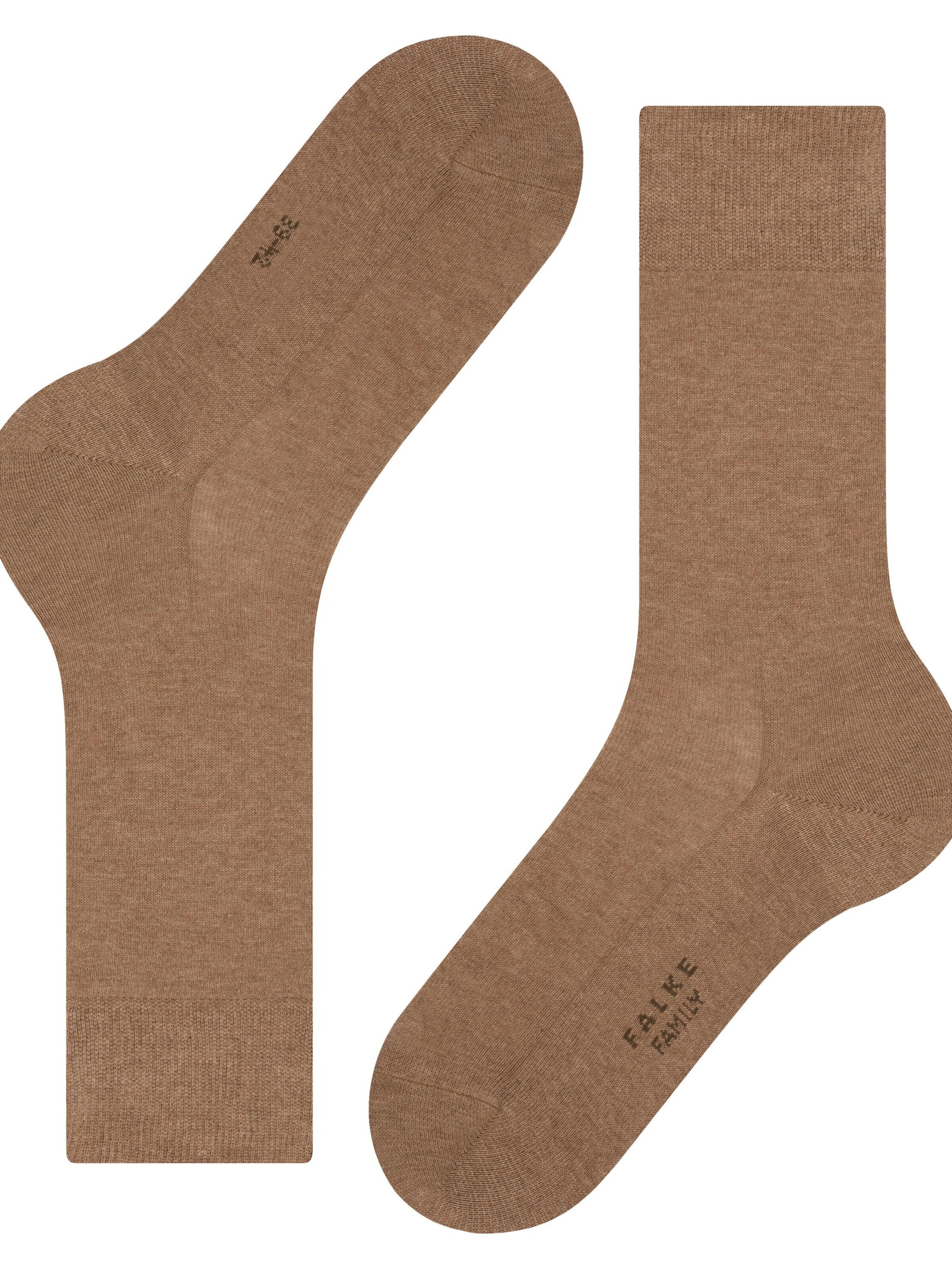 FALKE Socks 'Family' in Brown