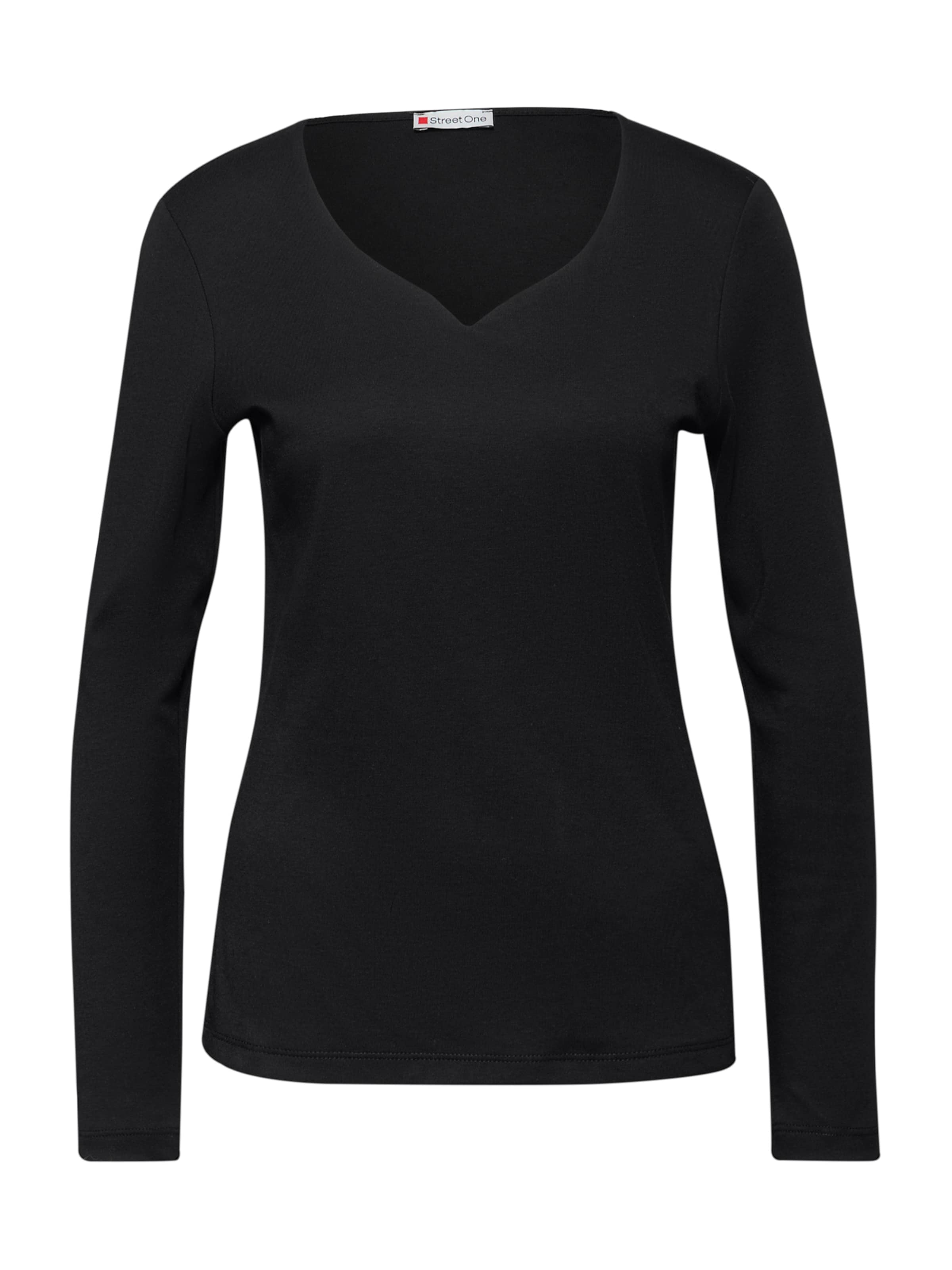 STREET ONE Koszulka w kolorze czarny: przód
