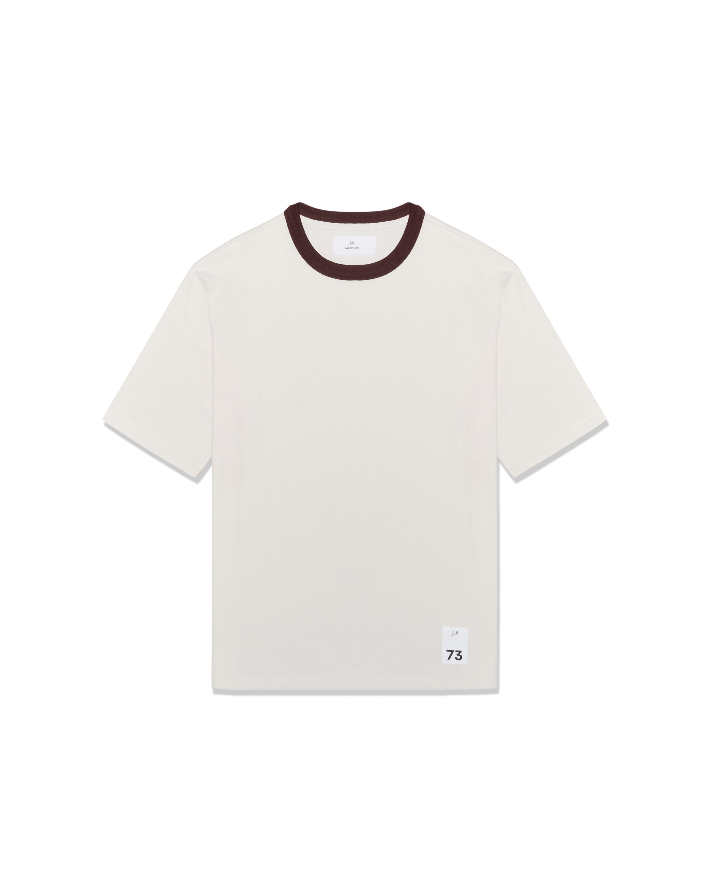 T-Shirt 'Hudson' Matinique en blanc : devant