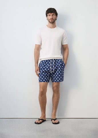 MANGO MAN Board Shorts 'Tye' in Blue