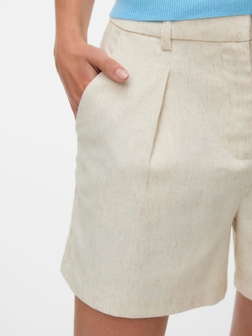 VERO MODA Regular Broek 'VMFLORENCE' in Beige