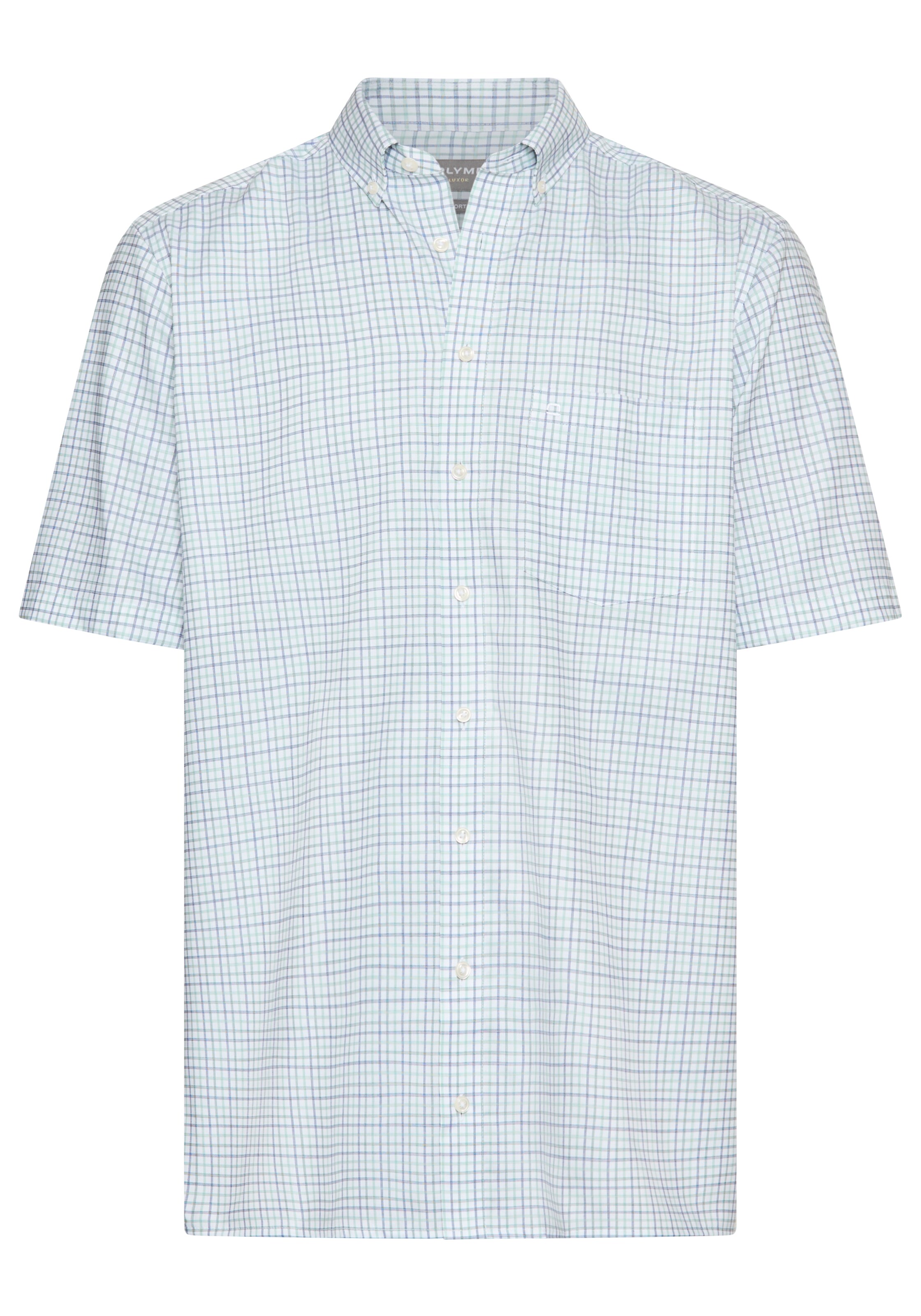 OLYMP Comfort Fit Hemd in Grün: Vorderseite