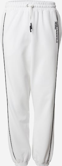 KARL LAGERFELD JEANS Housut värissä musta / valkoinen, Tuotenäkymä