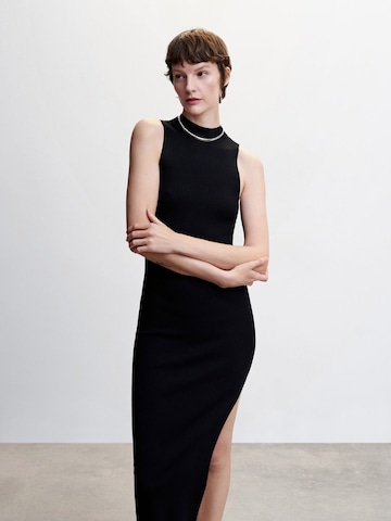 Robe 'Perez' MANGO en noir : devant