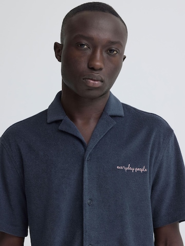 BLEND - Regular Fit Camisa 'BHBasti' em azul