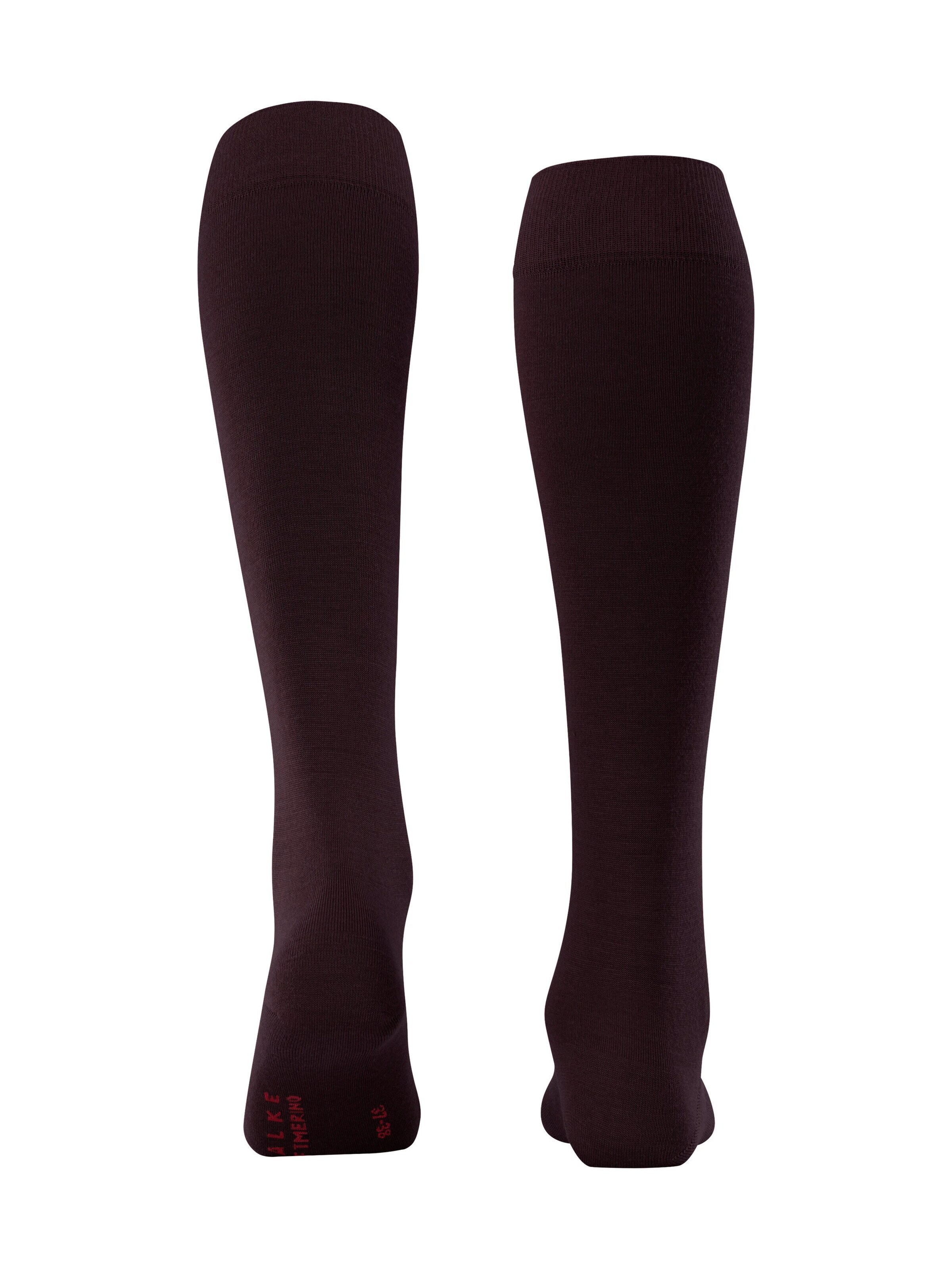 FALKE Knee High Socks 'Softmerino' in Red