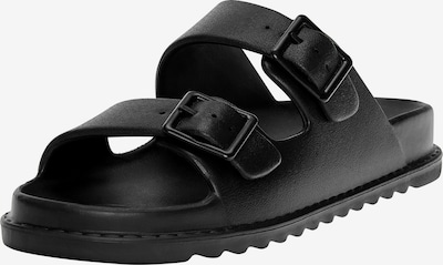 Pull&Bear Klapki w kolorze czarnym, Podgląd produktu