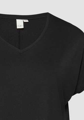 QS Shirt in Schwarz