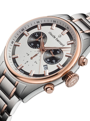 Claude Bernard Analog Watch 'Proud Heritage Chronograph' in White