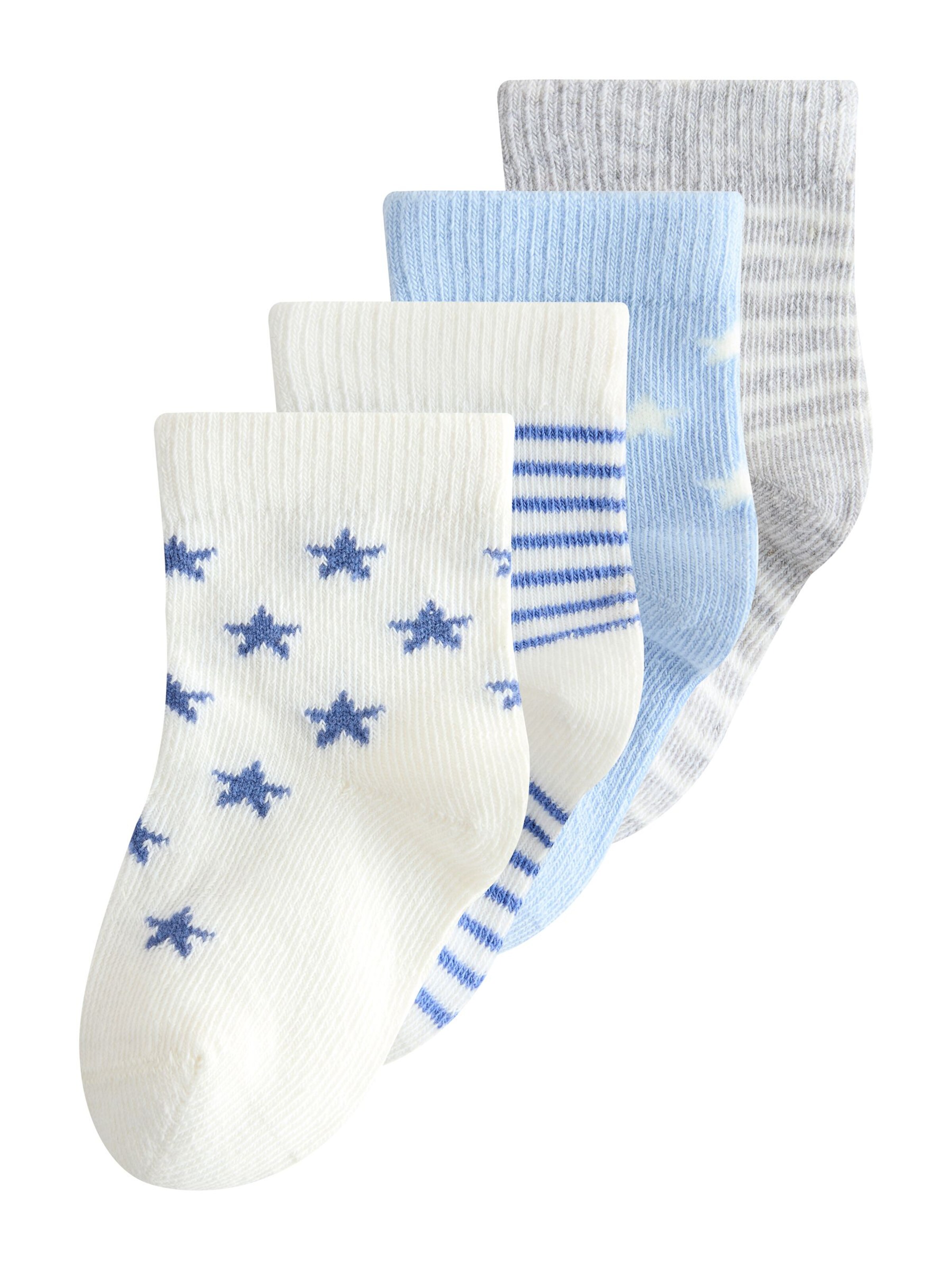 Next Socks in Blue: front