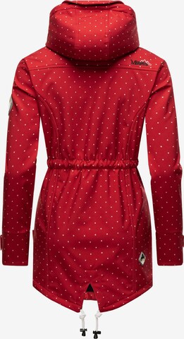 Manteau fonctionnel 'Zimtzicke' MARIKOO en rouge