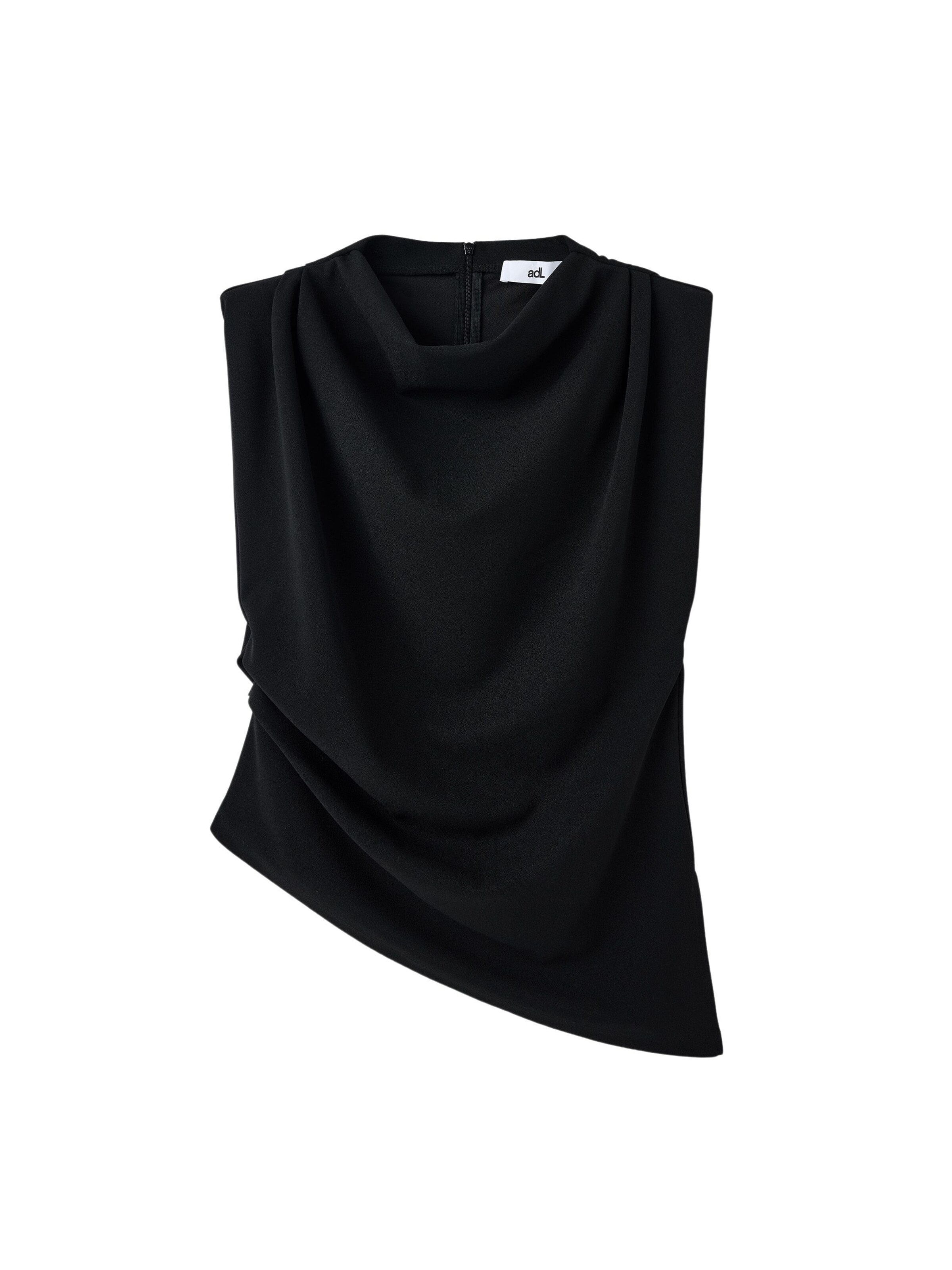 adl Blouse in Zwart: voorkant