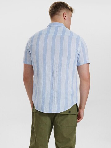 Dxnmxrk Shirt 'DXCastello' in Blauw