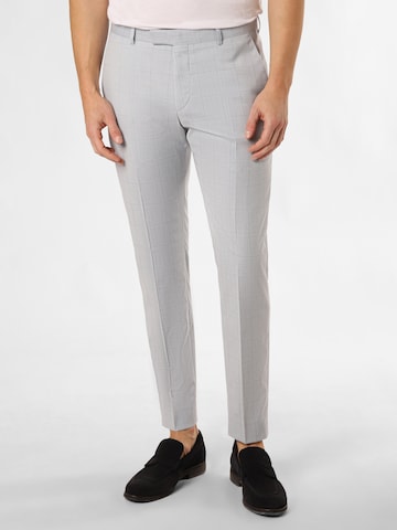 STRELLSON Regular Pleated Pants 'Madden2.0' in Grey: front