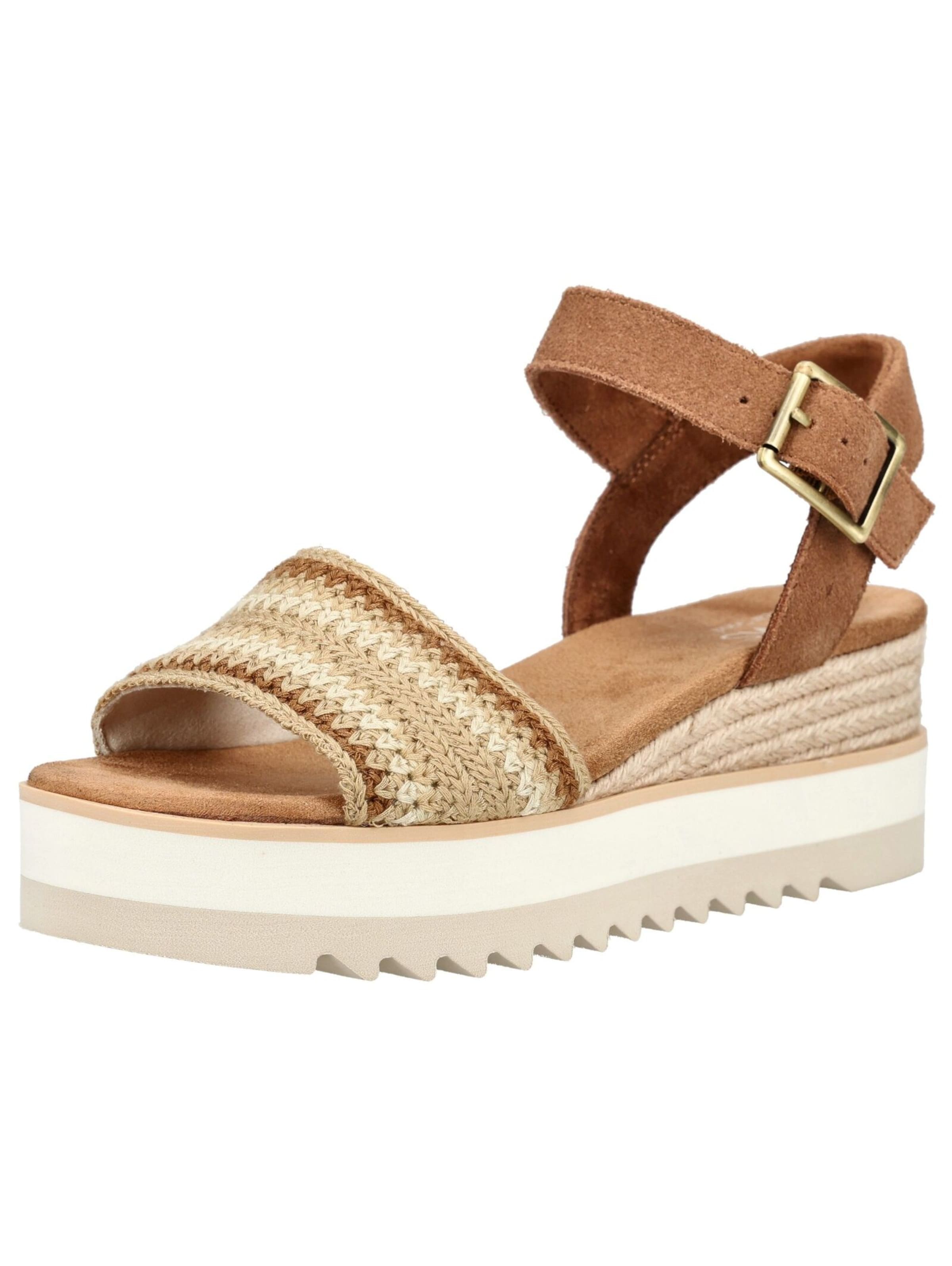 TOMS Strap sandal in Beige: front