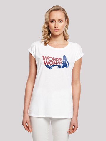 T-shirt 'DC Comics Wonder Woman Seventy Five' F4NT4STIC en blanc : devant