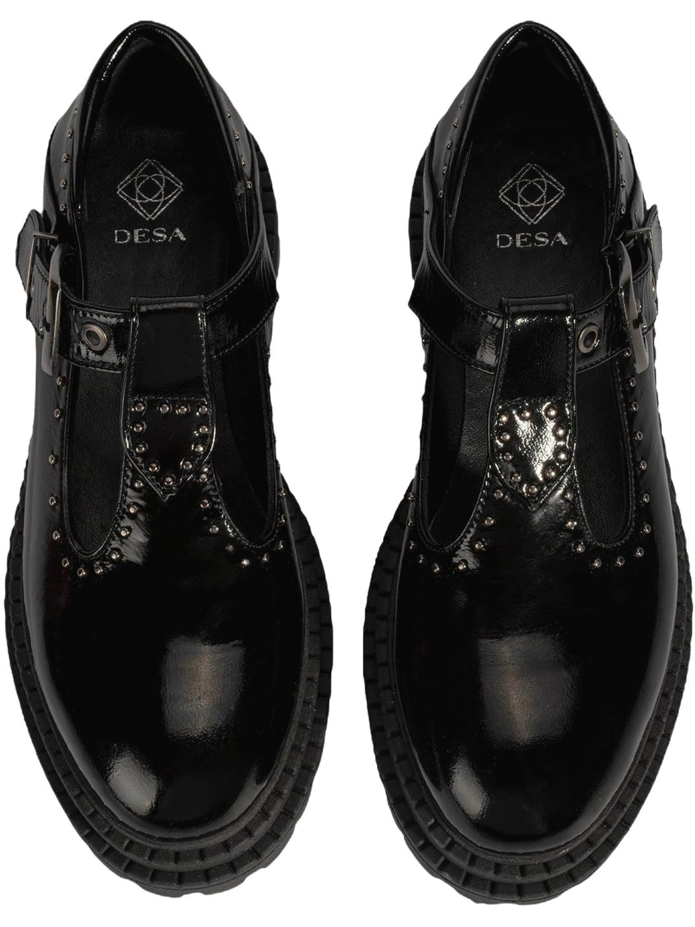 Desa Slipper 'Beleg'‌‌‌‌‌ in Schwarz