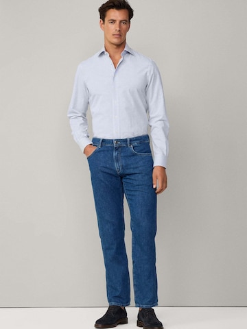 Hackett London Regular Fit Hemd in Blau