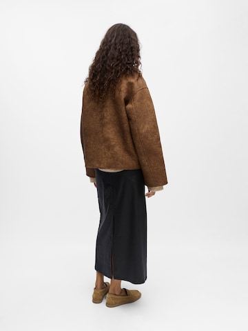 OBJECT Winterjas 'OBJSHARRI' in Bruin