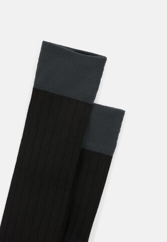 Chaussettes Boggi Milano en noir : devant