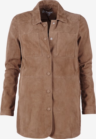 Maze Between-Season Jacket in Brown: front