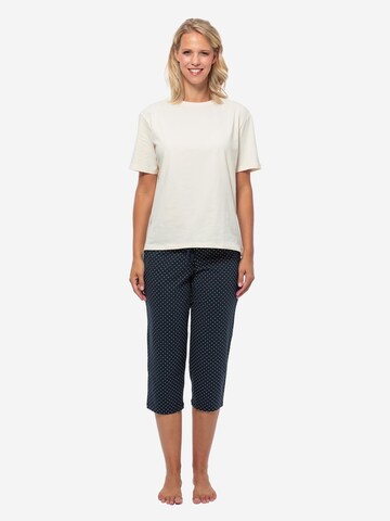SCHIESSER Pajama 'Organic Cotton' in White
