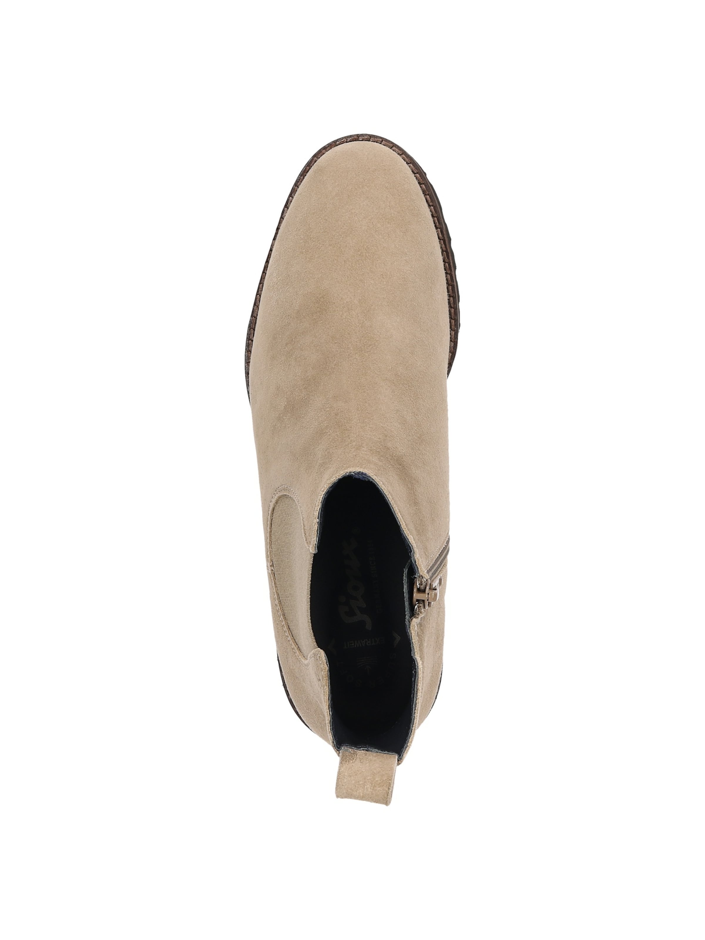 Chelsea Boots ' Meredith-701-H ' SIOUX en beige