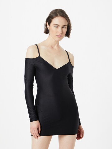 Nasty Gal - Vestido em preto: frente