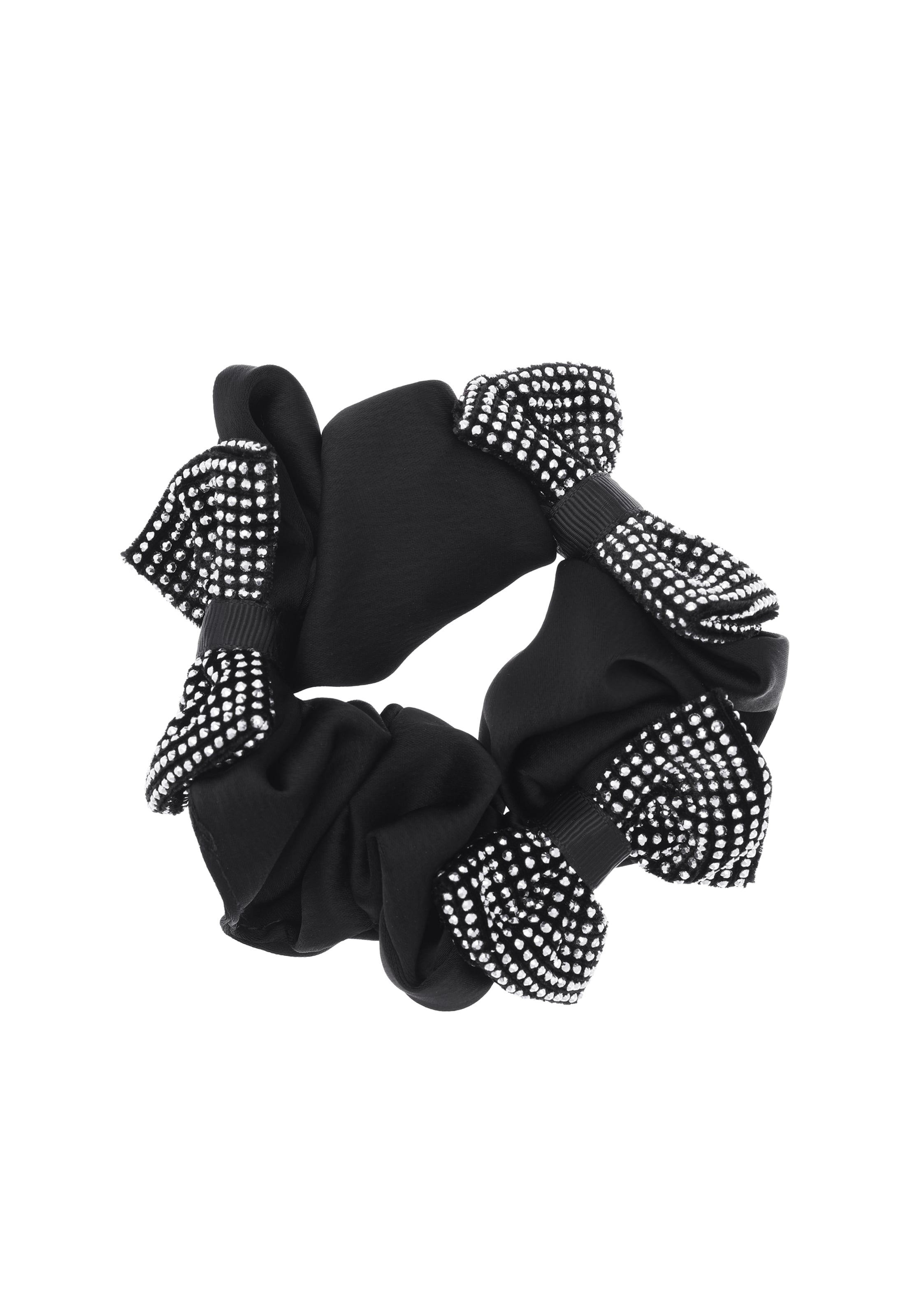 faina - Bijuteria de cabelo em preto: frente
