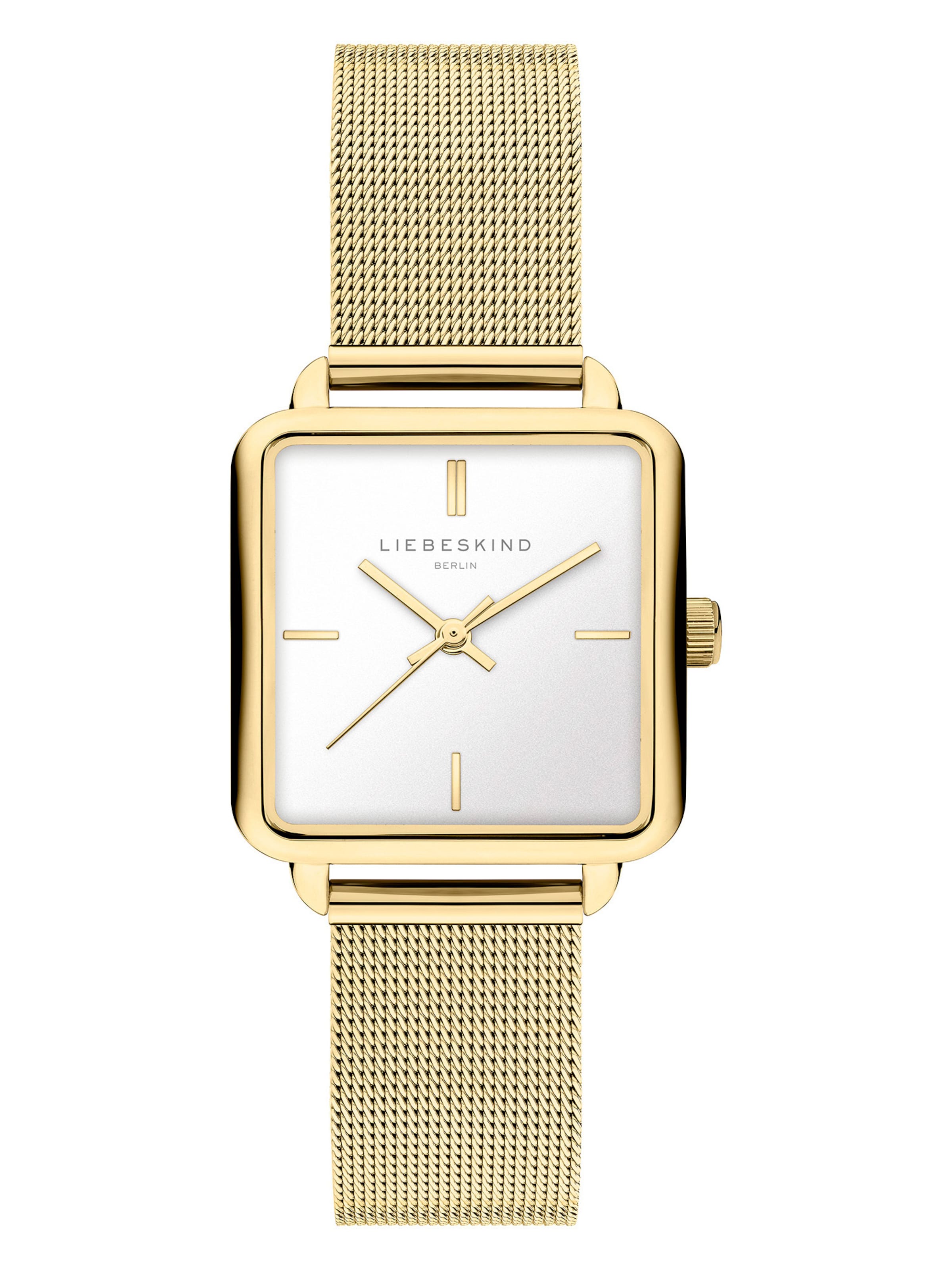 Liebeskind Berlin Analoguhr in Gold: Vorderseite
