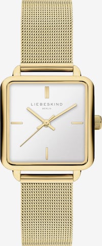 Liebeskind Berlin Analoguhr in Gold: Vorderseite