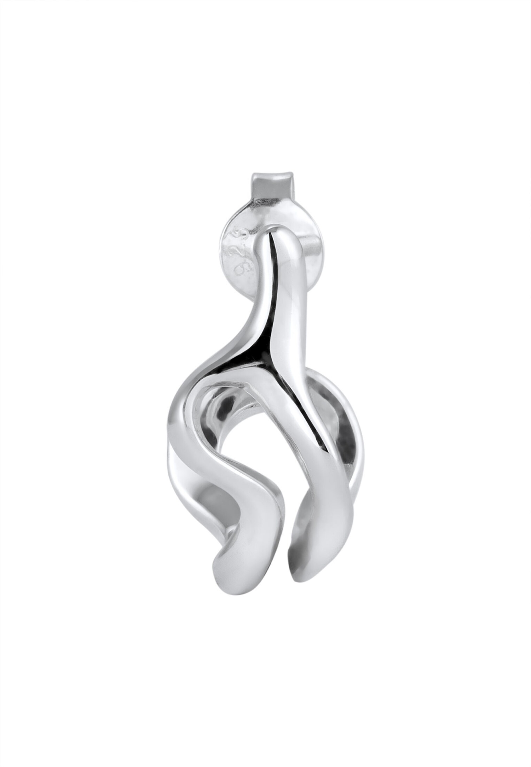 KUZZOI Fülbevalók - ezüst: elől