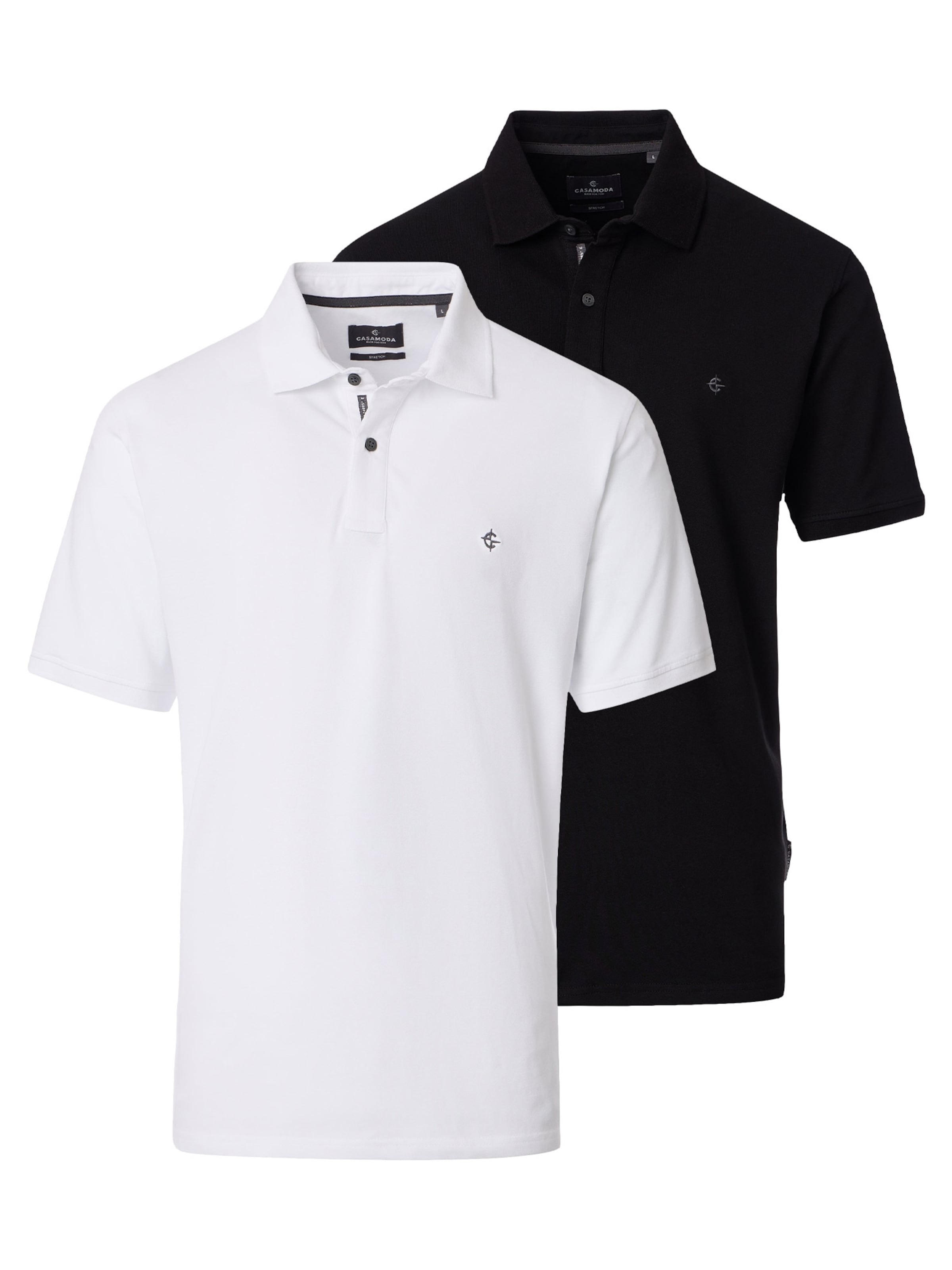 CASAMODA Shirt 'Basic' in Black: front