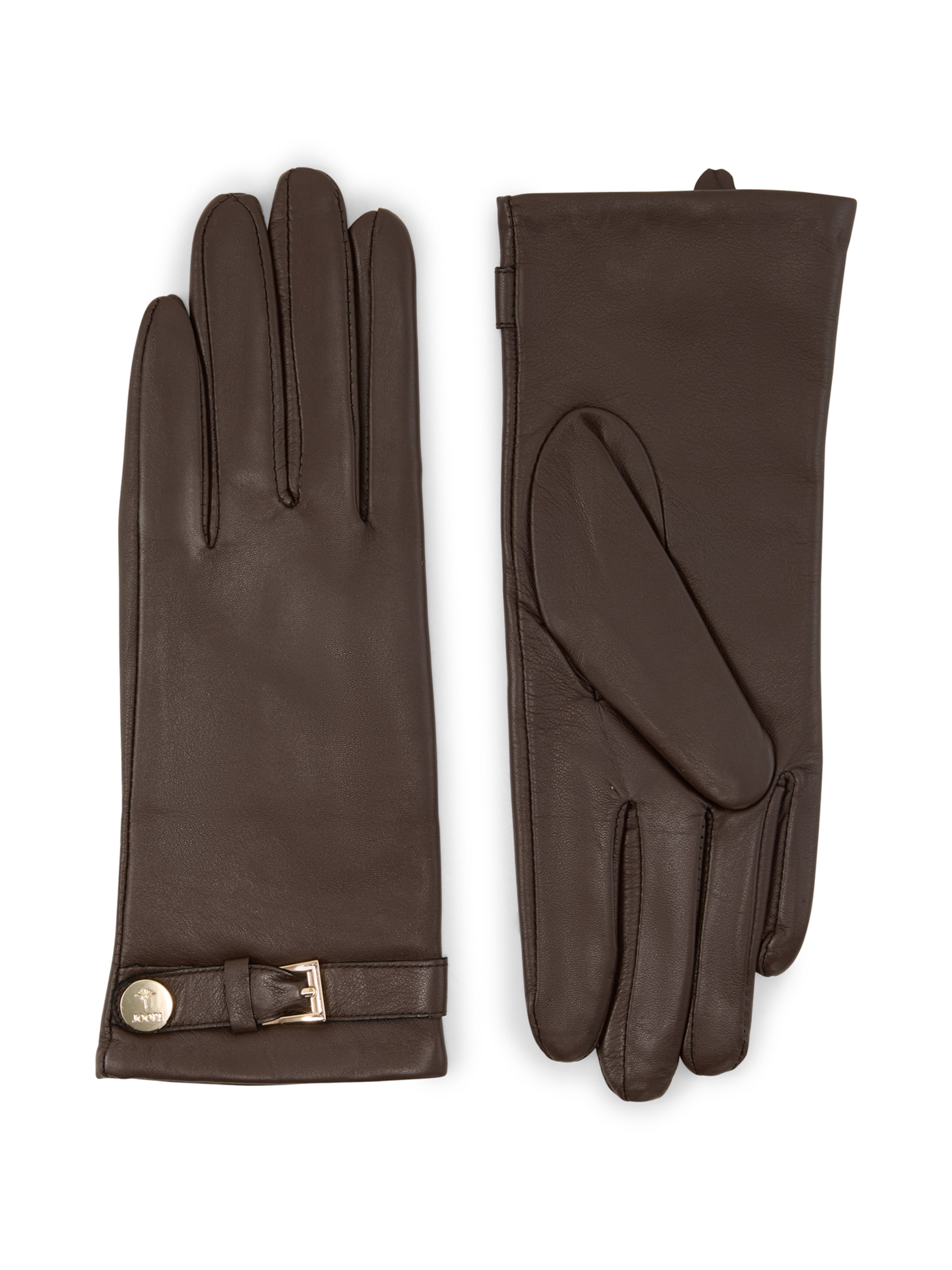 Gants JOOP! en marron : devant