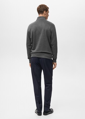 MANGO MAN Zip-Up Hoodie 'Portellz' in Grey