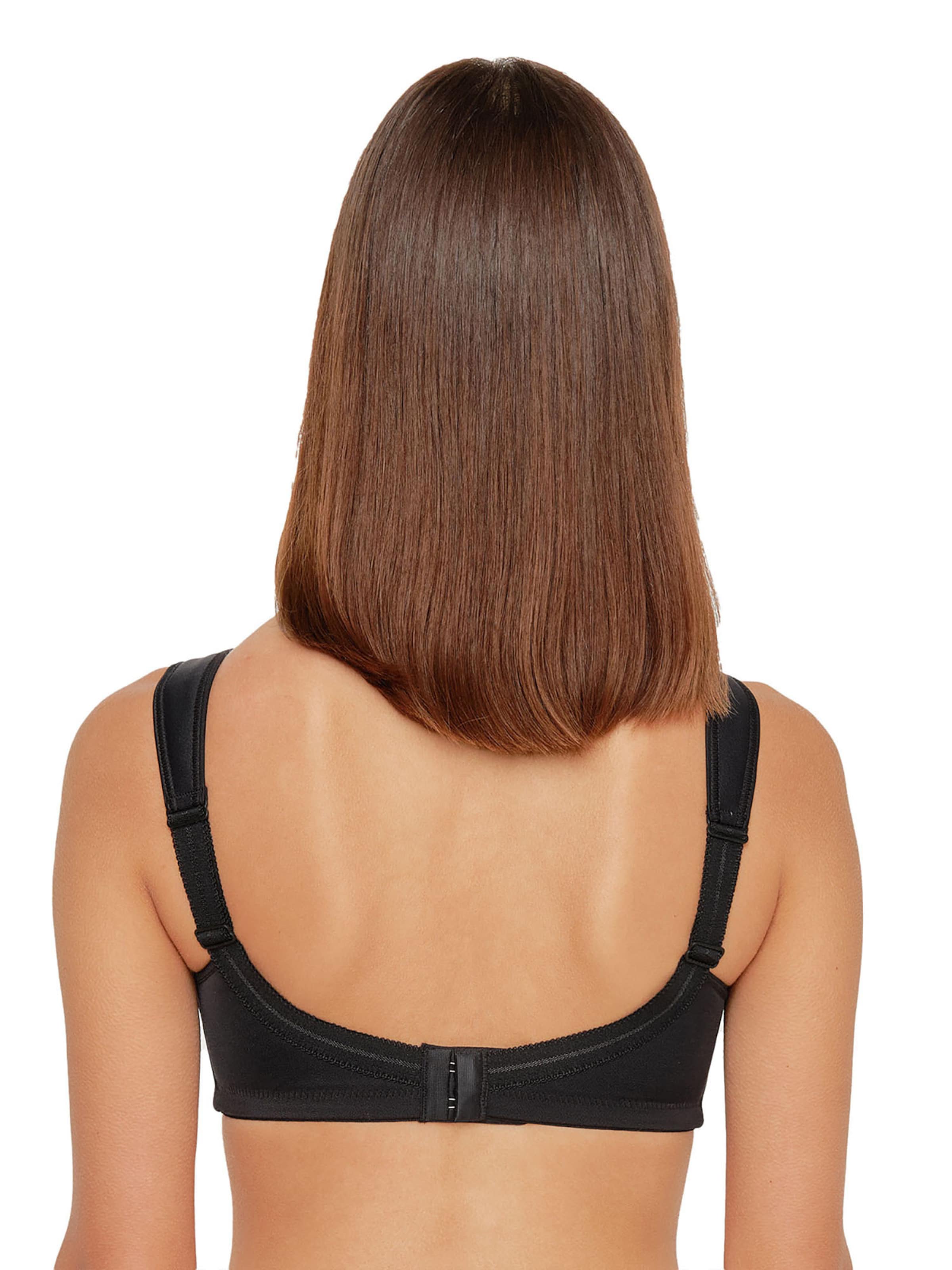 SUSA Minimiser Bra 'Topsy Plus' in Black