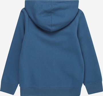 GAP Sweatvest 'V-FRCH FLEECE HERITAGE LOGO FZ HOOD' in Blauw