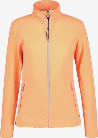 LUHTA Sportlik trikoojakk 'Ilvesoja', värv oranž: eest vaates
