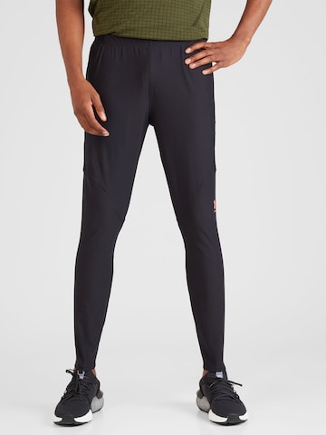 Coupe slim Pantalon de sport 'Challenger Pro' UNDER ARMOUR en noir : devant