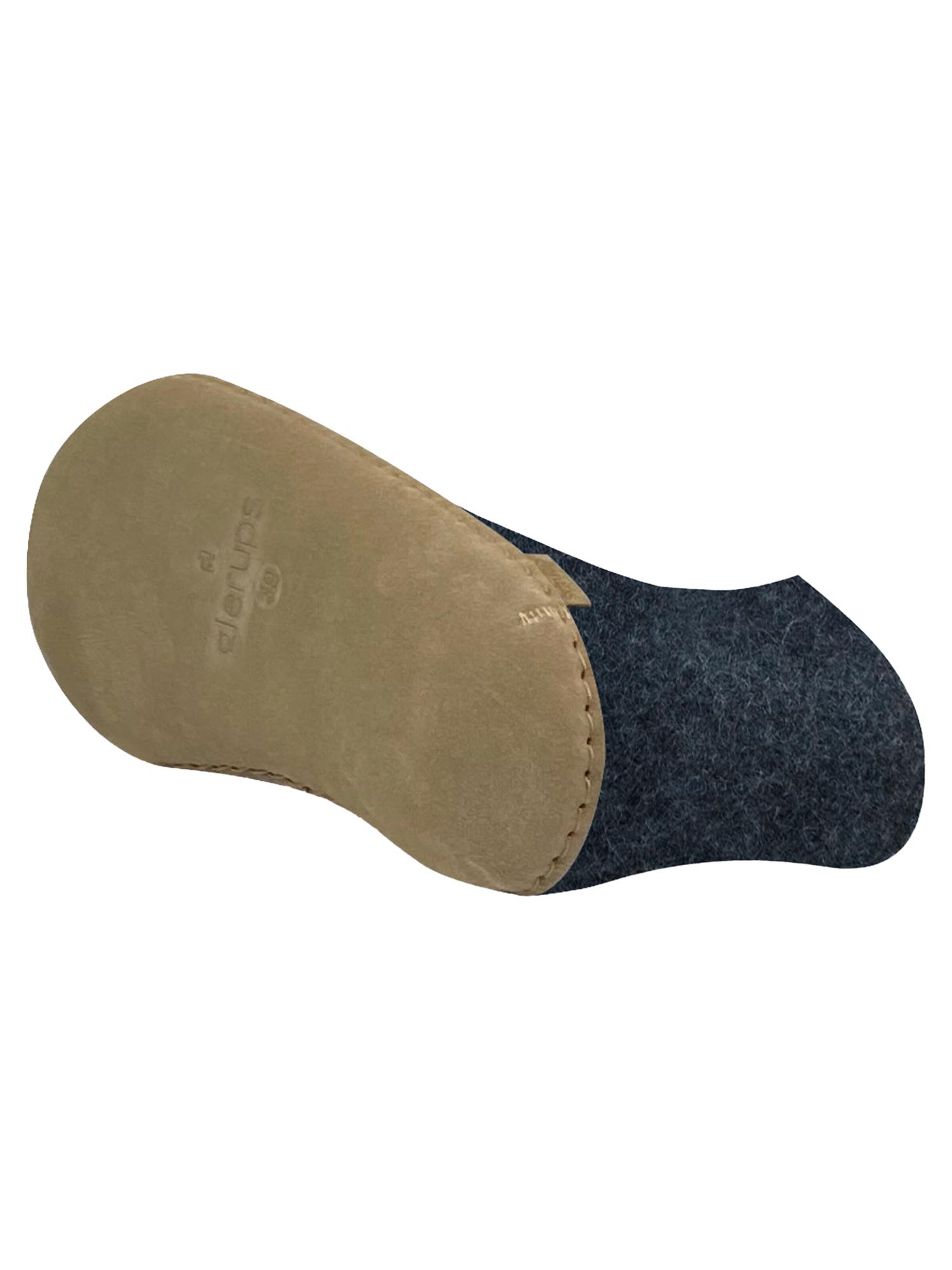 Glerups Slippers 'Ledersohle' in Blue