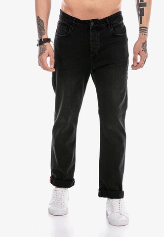 Redbridge Regular Jeans 'Rotherham' in Black: front