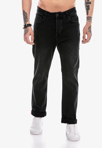 Redbridge Regular Jeans 'Rotherham' in Black: front