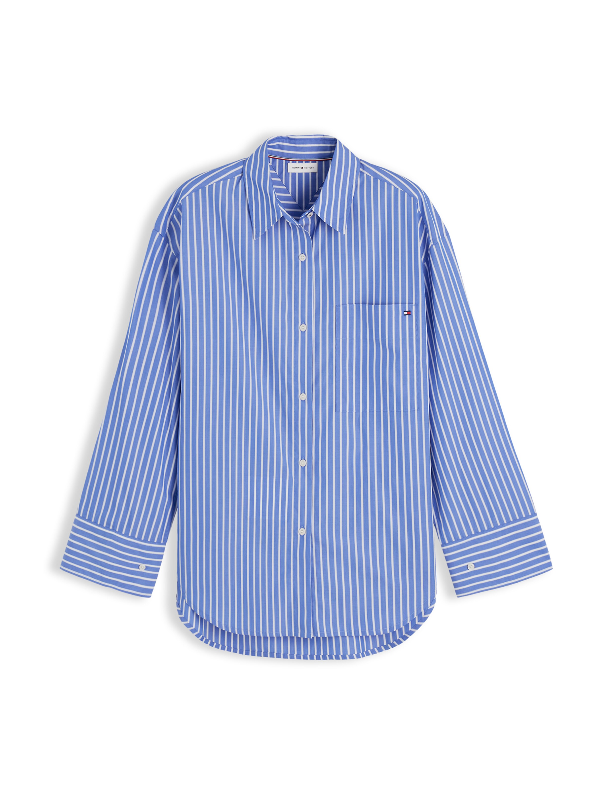 Bluză TOMMY HILFIGER pe albastru regal / alb, Vizualizare produs