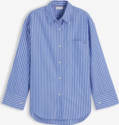 XS dydžio Palaidinė iš TOMMY HILFIGER, spalva – sodri mėlyna („karališka“) / balta, Prekių apžvalga