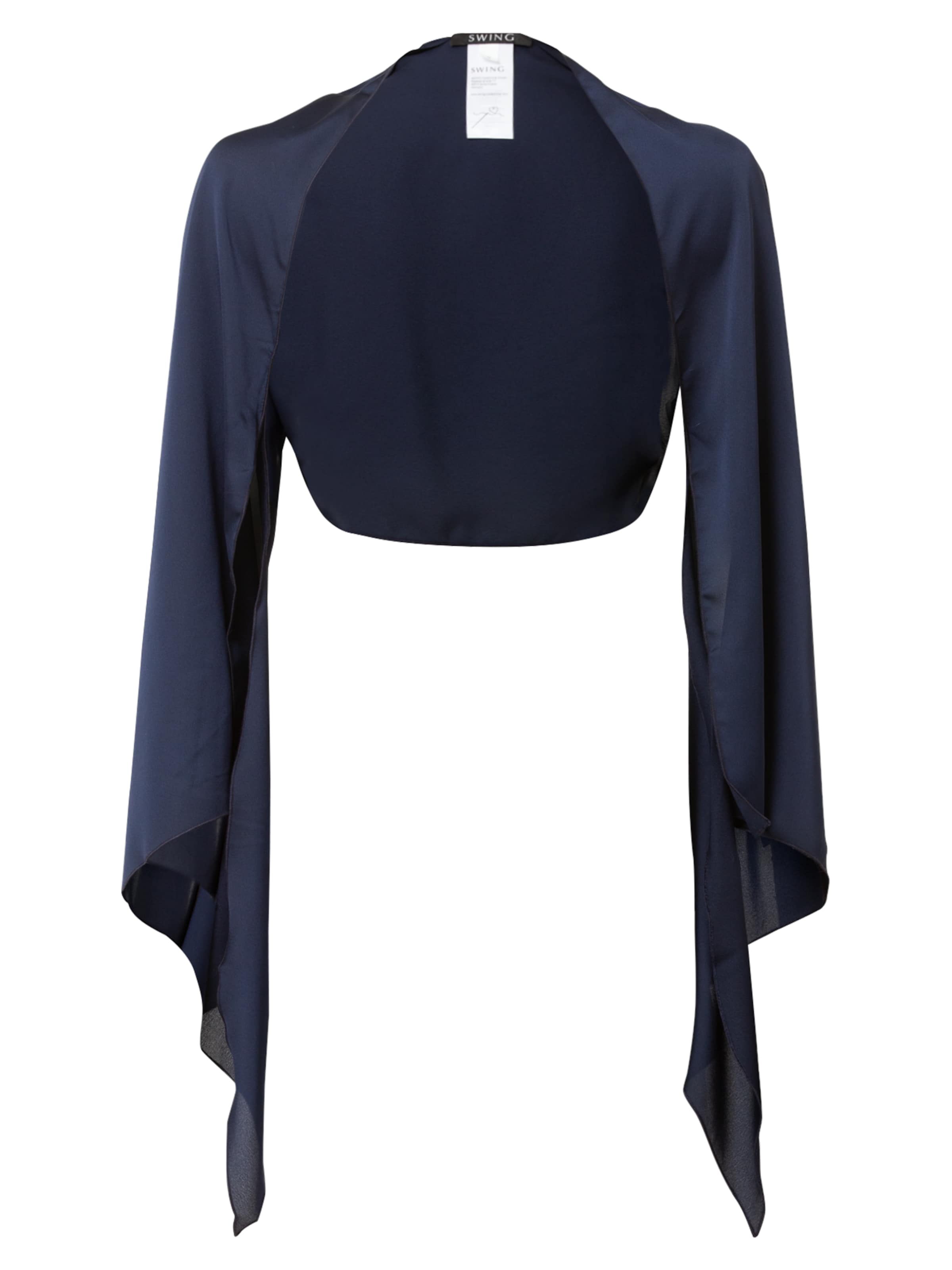 SWING Bolerko w kolorze niebieski: przód