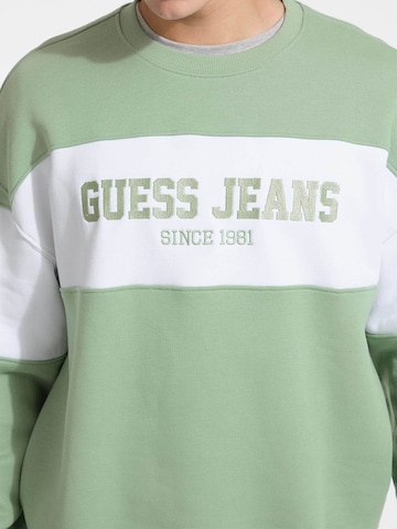 GUESS JEANS Sweatshirt in Grün