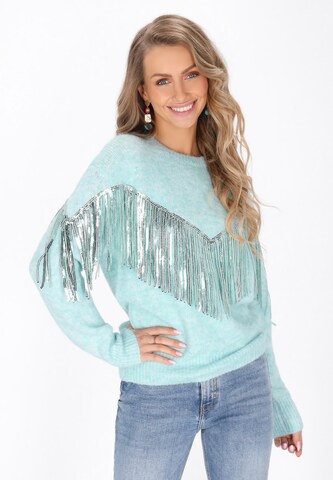 IZIA - Jersey en azul: frente