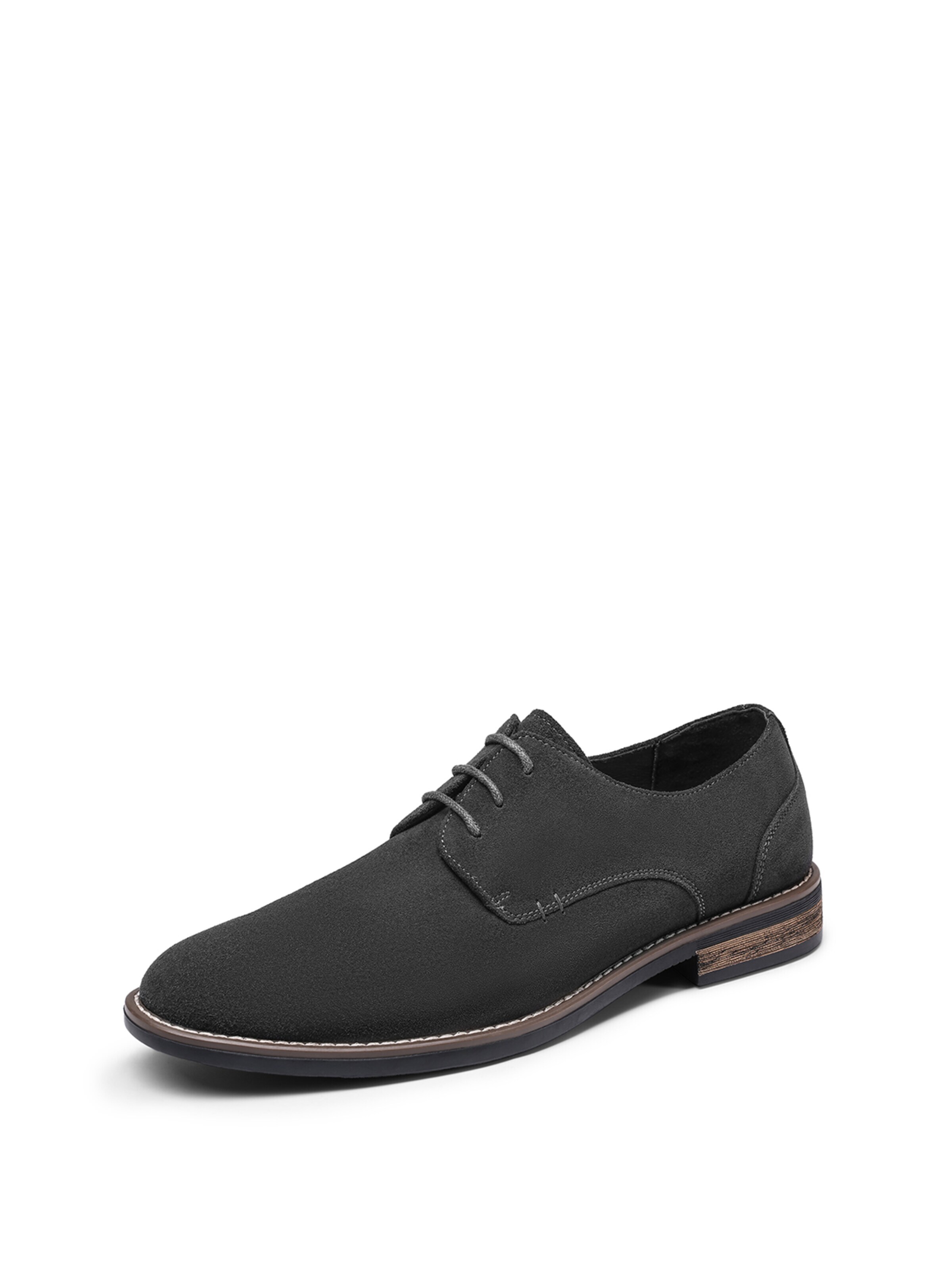 Scarpa stringata di Bruno Marc in grigio: frontale