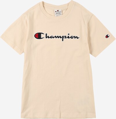 Tricou Champion Authentic Athletic Apparel pe albastru noapte / galben pastel / roșu, Vizualizare produs