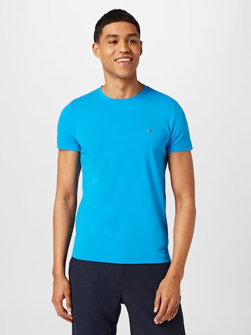 TOMMY HILFIGER Slim fit Μπλουζάκι σε μπλε: μπροστά